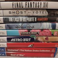 Lotto videogiochi PS4 e PS5