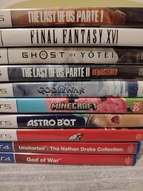 Lotto videogiochi PS4 e PS5