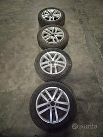 cerchi e gomme termiche VW Golf Audi 205/55-16