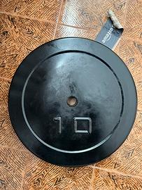 Due dischi da 10kg l’uno in cemento armato