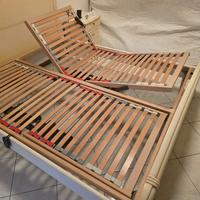 Reti ortopediche motorizzate letto matrimoniale.