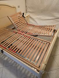 Reti ortopediche motorizzate letto matrimoniale.