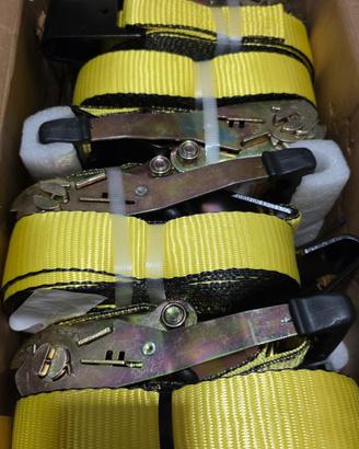Kit Cinghie a Cricchetto, Resistenza max 4536 kg