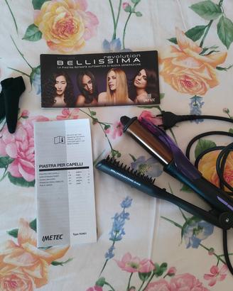 Piastra per capelli rotante