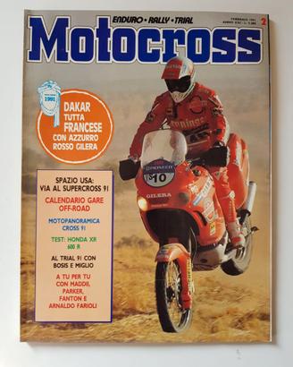 RIVISTA MOTOCROSS FEBBRAIO 1991