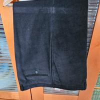 Pantaloni uomo di velluto rigato nero taglia 56