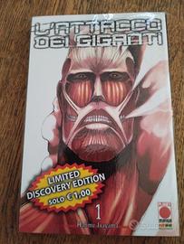 L'attacco dei giganti 1 limited Discovery edition