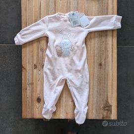 Tutina chicco ciniglia neonata 9 mesi NUOVA