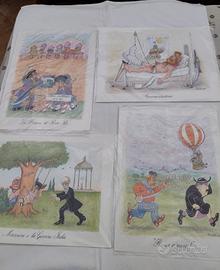 N.4 stampe Forattini 91 