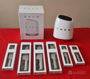 CEPPO COLTELLI SMEG + SET  6 COLTELLI (NUOVO)