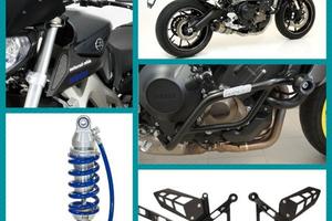 Yamaha Mt ammortizzatore scarico ricambi pedane