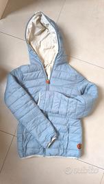 Save The Duck Reversibile 14 anni - Celeste/Panna 