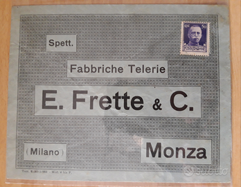 Busta per ordini fabbrica telerie E. Frette