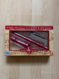 Set musicale: flauto, armonica e libretto