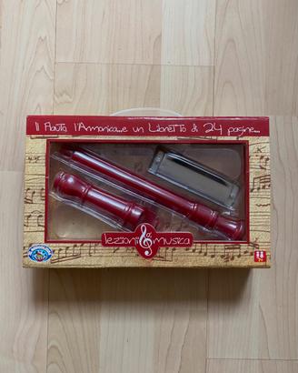 Set musicale: flauto, armonica e libretto