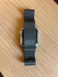 Bracciale in maglia milanese Graphite Apple Watch
