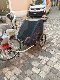 Rimorchio Polisport Trailer blu