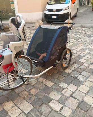 Rimorchio Polisport Trailer blu