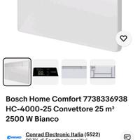 Stufa elettrica termostato digitale