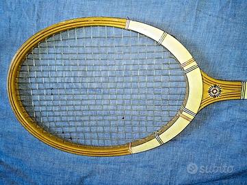 Racchetta da tennis in legno vintage NARCISA