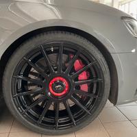 Cerchi 19” AVUS MC-09 black red cap et45 Audi