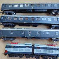 LIMA H0 E656 FS E CARROZZE ARDESIA