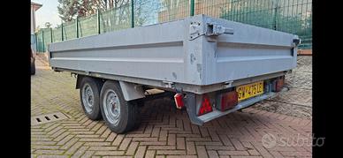 Carrello Ellebi 305x170 2 assi 1200 kg