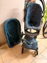 Duo Stokke Xplory V6 colore azzurro