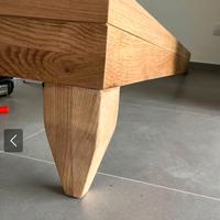 Letto in rovere massello