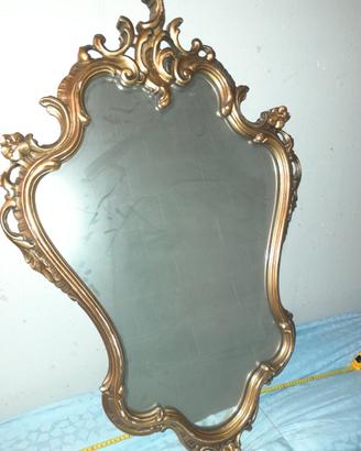 Specchio Dorato Barocco Vintage Cornice Oro