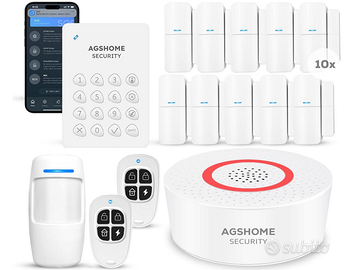 Sistema Allarme Casa Senza Fili 15 Pezzi