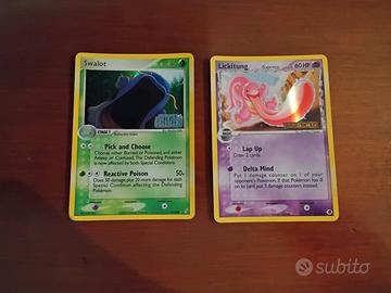 12 Carte pokemon stamped