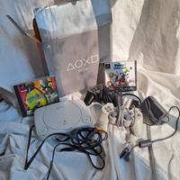 Playstation ONE with joysticks and CD
