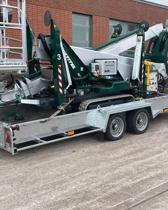 Rimorchio inclinabile trasporto attrezzature