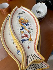 Set 5 vassoi piccoli+1 grande Deruta