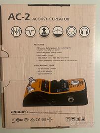 Zoom AC-2 Acoustic Creator è un preamplificatore
