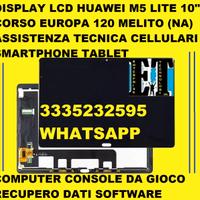 Huawei M5 Lite Display Lcd 10" vetro touch