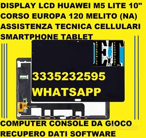Huawei M5 Lite Display Lcd 10" vetro touch