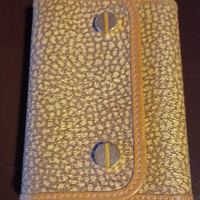 Portachiavi in pelle marrone Borbonese