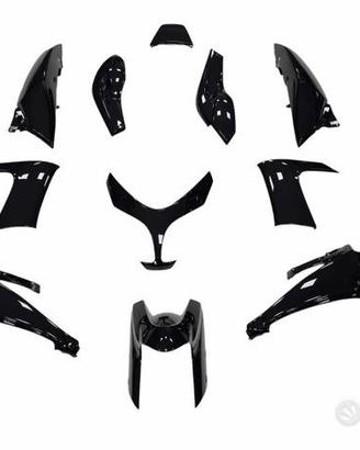KIT CARENE TMAX 500 T MAX 500 2008>11 NERO LUCIDO