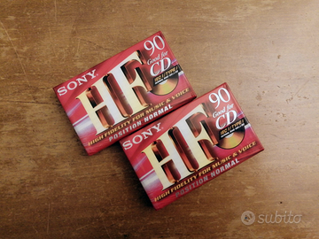 Audiocassette TDK 90 HF nuove incellofanate