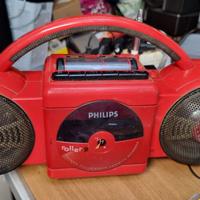 9823N-Radio Stereo Philips Roller 2 Rosso