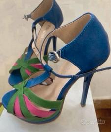Sandali SuperShoes tacco alto multicolor 36