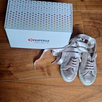 Superga 2750-LAMEJ ROSE PLATINUM
