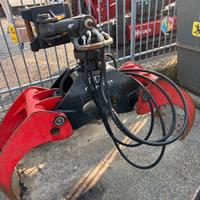 Pinza cranab cr280 per escavatore/ trattore