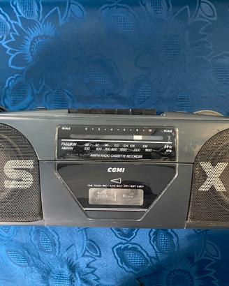 📻 Boombox CGMI Vintage 🎶 Solo FM Funzionante