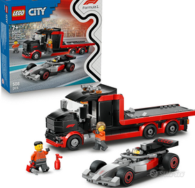 LEGO City Display Truck F1 con Auto da Corsa Audi