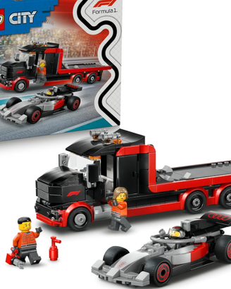 LEGO City Display Truck F1 con Auto da Corsa Audi