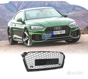 GRIGLIA AUDI A5 16-20 LOOK RS5 NERO LUCIDO PDC