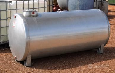 Cisterna acciaio inox alimentare 1000 litri